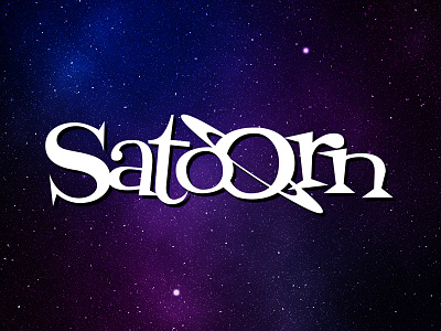Satoorn cinema film font identity logo movie nowatch planet podcast saturn typography