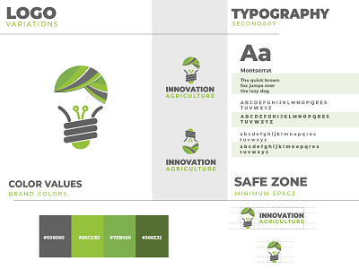 Modern logo design for Innovation Agriculture design graphicsdesign logo socialmediadesign