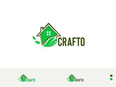 Modern Minimalist Metaphori logo. Combination of home & nature. brand logo design branding graphicsdesign home logo logo logo design metaphoric logo minimalist logo modern logo