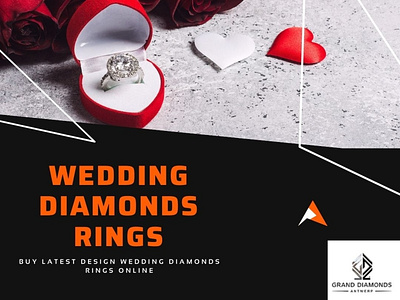 Buy Latest Design Wedding Diamonds Rings Online | Grand Diamonds certifieddiamond diamondring engagementring granddiamonds weddingring