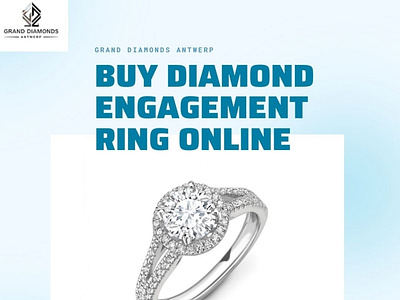 Buy Diamond Engagement Ring online | Grand Diamonds Antwerp certifieddiamond diamondring engagementring granddiamonds weddingring