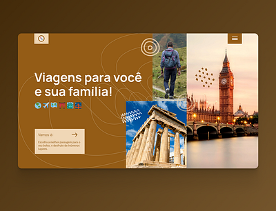 Um banner de viagens! design frontend ui ui design ux uxdesign web webdesign