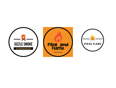 Day 10 of #dailylogochallenge canva dailylogochallenge design flame logo logodesign restaurant