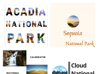 Day 20 of #dailylogochallenge canva dailylogochallenge day20 design logo logodesign national park