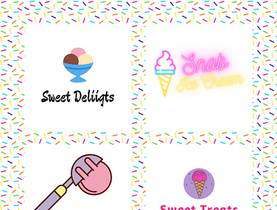 Day 27 of #dailylogochallenge canva dailylogochallenge day27 design icecream logo logodesign