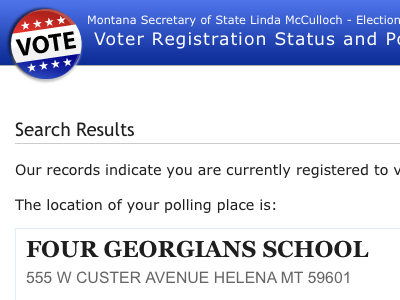 Voter Registration Status css design gradient html photoshop