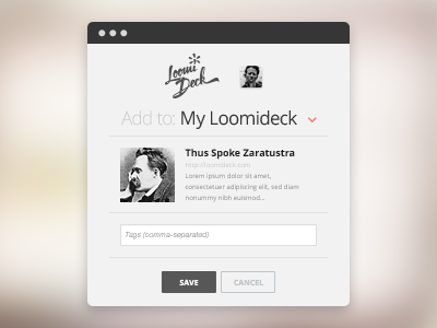 Loomideck Bookmarklet