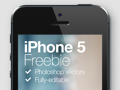 iPhone 5 Freebie iphone 5 freebie psd vector free