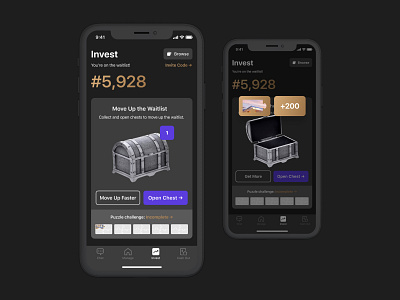Invest Waitlist - Mobile app design finance invest investing investment ios iphone mobile product real estate waitlist