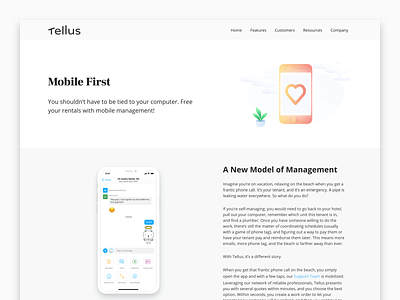 Feature Page - Mobile First