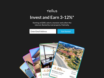 Invest Waitlist design finance investment product real estate waitlist web website