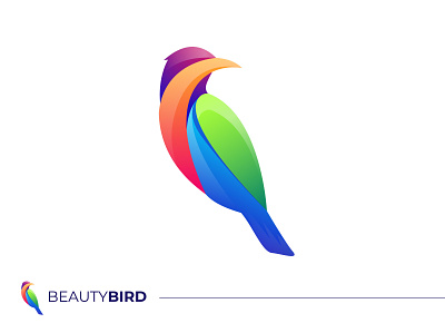 Bird logo design concept abstract bird bird icon bird illustration bird logo brand identity branding branding design design gradient icon illustration kingfisher logo logo design logos vector