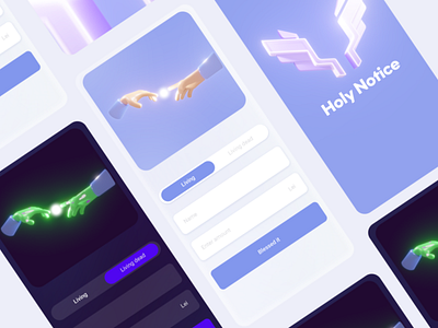 UI landing page app