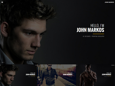 Joger - Creative and responsive personal portfolio Template download dribbble invite invite lowpoly parallax portfolio psd psd template responsive web template webdesign website