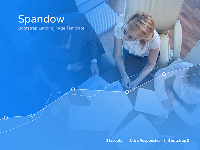 Spandow - Responsive Bootstrap Landing Page Template download dribbble dribbble invite invite lowpoly parallax psd psd template responsive web template webdesign website