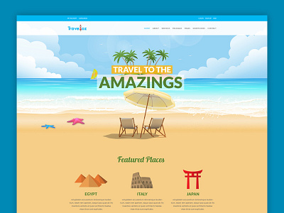 Travel and tourism web design android creative designs deibbble dribbble invite invite logo photoshop psd psd designs uiux web web design