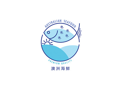 Logo Design - For a seafood company art designer dribbble dribbble invite food illustration logo logo design logo designer sea seafood web web designer webdesign
