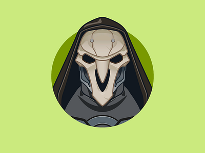 Overwatch - Reaper 2d gaming illustration overwatch reaper