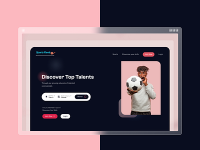 Sports Reels Landing page