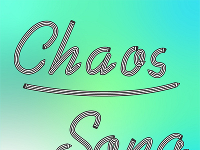 I'm Chaos Song , your friend. illustration typography