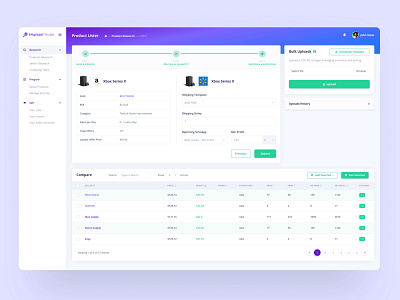 MarketFinder Dashboard