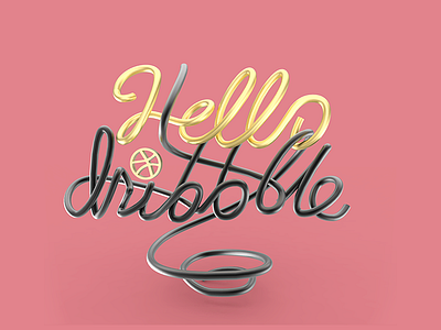 Hello dribble! cinema4d