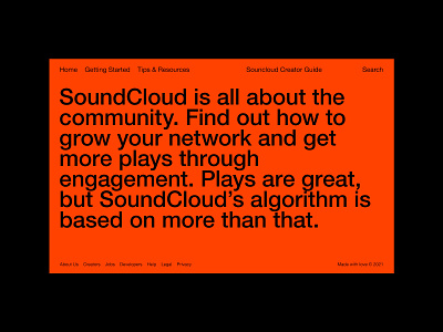 SoundCloud music soundcloud typography ui uiux user interface web design