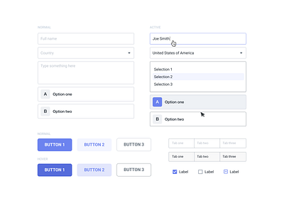 UI Elements: Inputs and Dropdowns clean contemporary design system digital dropdowns form inputs modern product design saas textarea typeform ui elements uiux uiux design user experience user interface visual design