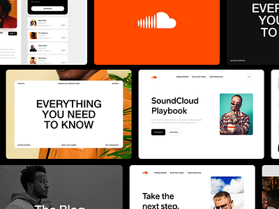 SoundCloud — User Interface (UI) Components apple components contemporary download facebook google interactive design library modern music product design prototyping spotify ui ui kit user experience user interface ux web design website
