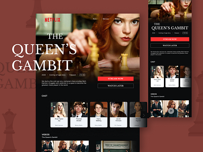 Movie streaming design app design ui ux