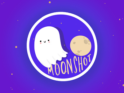 Moonshot - The sticker digital illustration illustration sticker swag