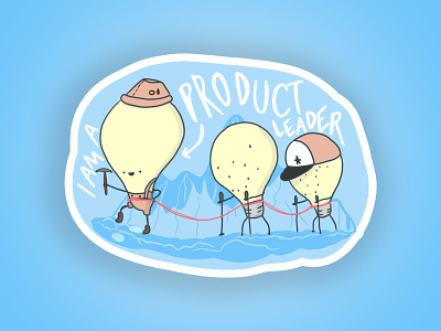 Product Leader - The sticker digital illustration illustration procreate sticker swag