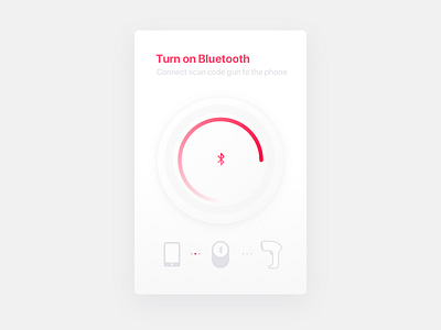 Connect bluetooth connect scan code ui