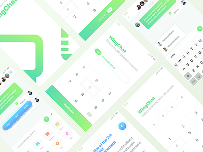 Wingchat chat iphone message ui