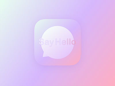 Say Hello hello icon message say social