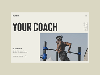 YOUR BEST COACH design landing langing page ui web web design website