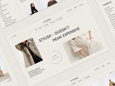 CLOTHING BRAND brand cloth clothing design landing langing page shop ui web web design website