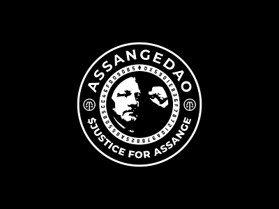 ASSANGEDAO POAP DESIGN assange badge dao ethereum flaws justice poap
