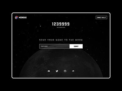 MOONDAO PROJECT--"NAME" dao moon moondao name space ticket
