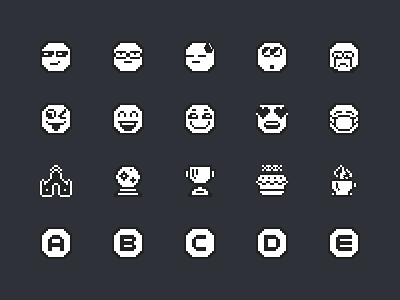 Piexl Emoji emoji icon pixel