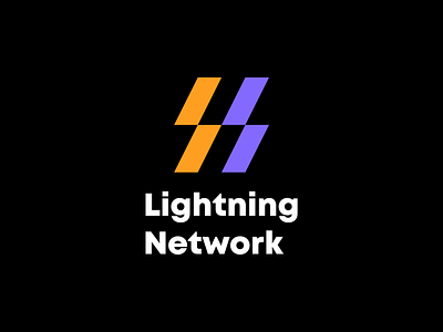 Lightning Network logo (concept) block brand chian l lightning lightning network logo n network thunder