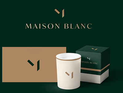 Maison Blanc Identity brand brand identity branding colors design identity identity branding logo design luxury brand luxury design luxury logo minimalist minimalist design minimalist logo package design packaging