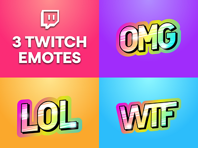 3 Emotes For Twitch Discord Or Youtube By Oksana Qoqsik On Dribbble