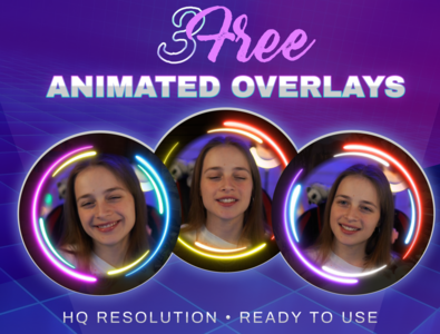 Cute Rabbit Webcam Overlays for Streaming by Oksana qoqsik on Dribbble