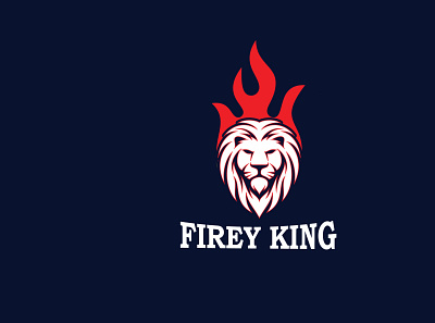 Firey King 3d animation branding creative logo design graphic design illustration logo logo design logo mark motion graphics natural logo ui vector