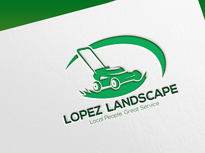 Lopez Landscape creative logo illustration logo design logo mark lopez natural logo sazib roxy smz