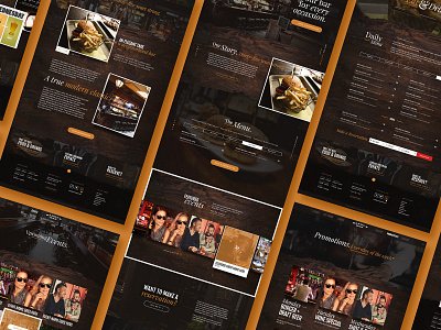 Harrys Bar Website bar harrys menu mobile responsive restaurant web web design website