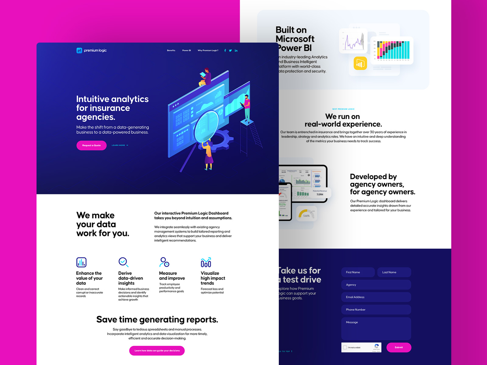 Premium Logic Website by R1 Creative on Dribbble