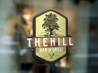 The Hill Bar & Grill Logo Design