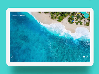 Los Proyectos Moderno Vacation Rental Website airbnb beach chic costa rica eco landing page load animation los proyectos moderno ocean rental teal tourism ui ux vacation video villa web web design website